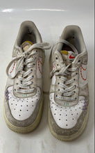 Load image into Gallery viewer, Nike Womens Air Force 1 Low &#39;07 SE White Leather Lace-Up Sneaker Shoes Size 7.5
