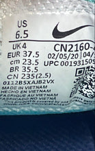Load image into Gallery viewer, Nike Womens Air Max Torch 4 Multicolor Low Top Lace-Up Sneaker Shoes Size 6.5
