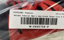 Load image into Gallery viewer, Adidas Mens Tubular BA7370 Red Black Low Top Lace-Up Running Shoes Size 9.5
