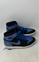 Load image into Gallery viewer, Nike Mens Air Jordan 1 High DZ5485-042 Black Blue Lace-Up Sneakers Shoes Size 8
