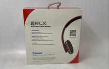 Load image into Gallery viewer, RLX RLX-100 Red Foldable Function Bluetooth Stereo Headset Factory Sealed

