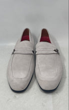 Load image into Gallery viewer, Stacy Adams Mens Quillan 25525-124 Light Gray Leather Slip-On Loafer Shoes 10.5M
