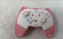 Load image into Gallery viewer, Kinvoca EG09A Pink White Wireless Gaming Controller For Nintendo Switch Untested

