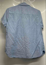 Load image into Gallery viewer, Tommy Hilfiger Womens Light Blue Polka Dot Short Sleeve Button-Up Shirt Size S/P

