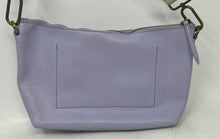 Load image into Gallery viewer, Madewell Womens Purple Leather Adjustable Strap Zip Top Carabiner Crossbody Bag
