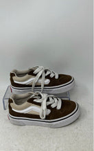 Load image into Gallery viewer, Vans Boys Off The Wall Caldrone 500714 Brown White Lace-Up Sneakers Shoes Sz 12
