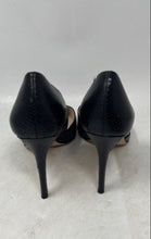 Load image into Gallery viewer, Louise Et Cie Womens Hermosah Black Leather Slip-On D'Orsay Heels Size 9W

