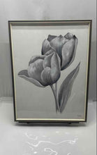 Load image into Gallery viewer, Tulip Sketch Impression Black And White Canvas Print Wall Art For Home Decor
