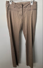 Load image into Gallery viewer, Zara Basic Womens Brown Flat Front Pockets Straight Leg Dress Pants Size 4
