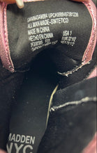 Load image into Gallery viewer, Madden NYC Kids Metallic Pink Round Toe Lace-Up Ankle Combat Boots Size 1
