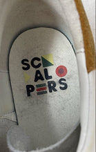 Load image into Gallery viewer, Scalpers Mens Henry White Leather Low Top Lace-Up Sneaker Shoes Size 8.5
