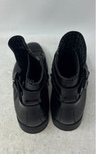 Load image into Gallery viewer, Karl Lagerfeld Paris Mens Black Adjustable Strap Side-Zip Ankle Boots Size 9
