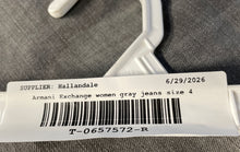 Load image into Gallery viewer, Armani Exchange Womens Gray Denim 5-Pocket Design Skinny Jeans Size 4
