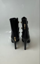 Load image into Gallery viewer, Karl Lagerfeld Womens Brayden Black Stiletto Heel Embellished Ankle Booties Sz 9
