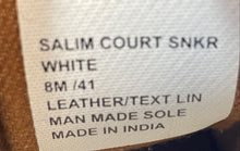 Load image into Gallery viewer, Vince Camuto Mens Salim Court White &amp; Beige Lace-Up Sneaker Shoes Size 8M
