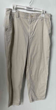 Load image into Gallery viewer, Old Navy Womens Beige Slash Pocket Flat Front High-Rise OG Chino Pants Size PL
