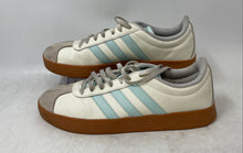 Load image into Gallery viewer, Adidas Womens VL Court Base JI1767 Beige Sky Blue Gray Sneaker Shoes Size 8
