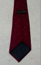 Load image into Gallery viewer, Oscar De La Renta Mens Red Printed Adjustable Classic Designer Tie
