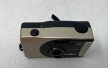 Load image into Gallery viewer, Vivitar Focus Free PN2011 Beige Black 35mm Compact Film Camera Not Tested

