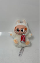 Load image into Gallery viewer, Pop Mart White Coca-Cola Labubu The Monsters Stuffed Toy Keychain

