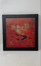 Load image into Gallery viewer, Roberto Fantini Canvas Print Art Red Abstract Figure Framed By Z Gallerie
