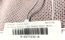 Load image into Gallery viewer, Ann Taylor Womens Light Purple Side Zip Short Straight &amp; Pencil Skirt Size 4P
