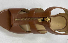 Load image into Gallery viewer, Michael Kors Womens Berkley Damita Brown Espadrille Platform Sandals Size 9 M
