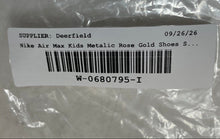 Load image into Gallery viewer, Nike Kids Air Max 90 SE LTR 859562-900 Metallic Rose Gold Sneaker Shoes Sz 2.5Y
