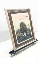 Load image into Gallery viewer, Bald Eagle Perched On Nest Art Print Framed And Signed By Christi Mathews
