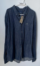 Load image into Gallery viewer, Dockers Mens Blue Long Sleeve Collared Button-Up Shirt Size XL With Tag
