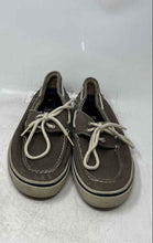 Load image into Gallery viewer, Sperry Mens Halyard 2-Eye Brown Round Toe Slip-On Boat Shoes Size 10M
