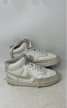 Load image into Gallery viewer, Nike Womens Court Vision Mid CD5436-106 White Brown Leather Sneaker Shoes Size 7
