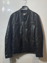 Load image into Gallery viewer, Sonoma Mens Black Leather Long Sleeve Full-Zip Motorcycle Jacket Size S
