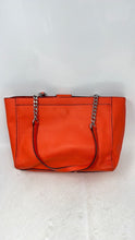 Load image into Gallery viewer, Calvin Klein Womens Orange Logo Inner Pocket Double Handle Tote Handbag
