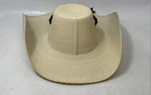 Load image into Gallery viewer, Tierra Caliente Viry Sandoval Womens Beige Straw Wide Brim Tassel Cowboy Hat
