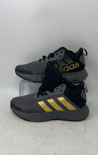 Load image into Gallery viewer, Adidas Boys Own The Game 2.0 GZ3381 Gray Black Sneakers Shoes Size 4.5
