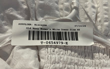 Load image into Gallery viewer, Old Navy Womens White Puff Sleeve Sweetheart Neck Pullover Swing Dress Size XS
