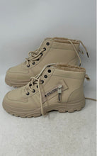 Load image into Gallery viewer, Evolutions Womens Taupe Round Toe Lace-Up Ankle Snow Boots Size 43
