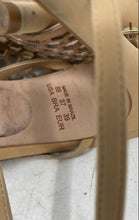 Load image into Gallery viewer, My Shoes Caio Castro Womens Beige Leather High Slingback Heels Size 8 B
