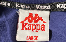 Load image into Gallery viewer, Kappa Mens Blue Cotton Logo Long Sleeve Crew Neck Pullover T-Shirt Size Large
