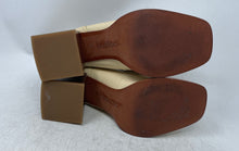 Load image into Gallery viewer, Sam Edelman Womens Quincy Beige Square Toe Block Loafer Shoes Size 8.5
