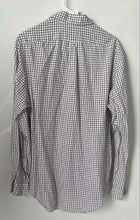 Load image into Gallery viewer, Ralph Lauren Mens White Brown Check Cotton Long Sleeve Button-Up Shirt Size L
