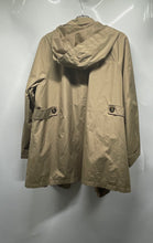 Load image into Gallery viewer, White Stag Womens Brown Long Sleeve Pockets Hooded Trench Coat Size 3X 22W-24W
