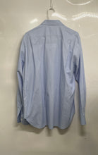 Load image into Gallery viewer, Neiman Marcus Mens Light Blue Cotton Collared Long Sleeve Button-Up Shirt Sz 42
