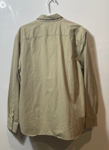 Load image into Gallery viewer, Banana Republic Mens Khaki Collared Standard Fit Button-Up Shirt Size L With Tag
