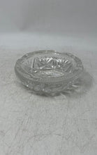 Load image into Gallery viewer, Vintage Bohemia Ashtray Clear Crystal Cut Glass Tobacciana Ashtray Collectible
