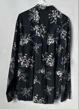 Load image into Gallery viewer, Tommy Bahama Mens Black Floral Long Sleeve Collared Button-Up Shirt Size XXL
