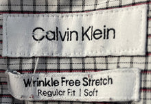 Load image into Gallery viewer, Calvin Klein Mens White Wrinkle Free Stretch Dress Shirt Size XL 17-17.5 34/35
