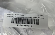 Load image into Gallery viewer, Nike Kids Sky Jordan 1 BQ7196-103 White Red Mid Top Sneaker Shoes Size 9C
