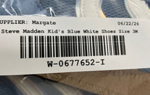 Load image into Gallery viewer, Steve Madden Kids Corrinn Blue White Lace-Up Low Top Sneaker Shoes Size 3M
